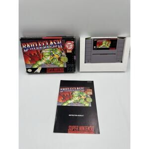 Battle Clash (Super Nintendo SNES) Complete CIB Authentic